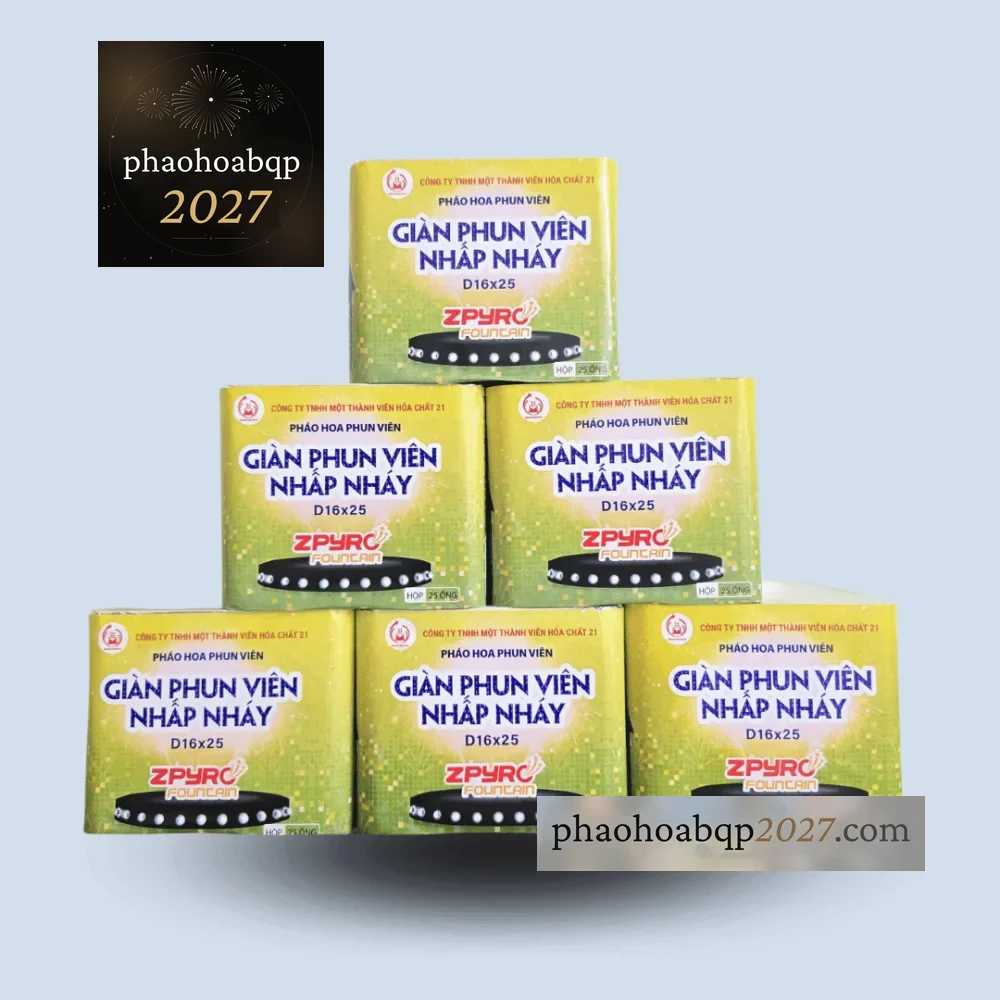 Giàn phun viên nhấp nháy